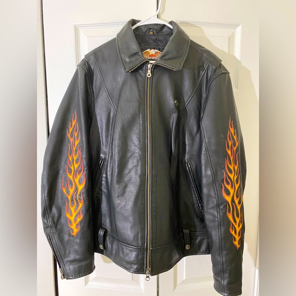 Harley Davidson Women’s Leather Coat|Biker Jacket